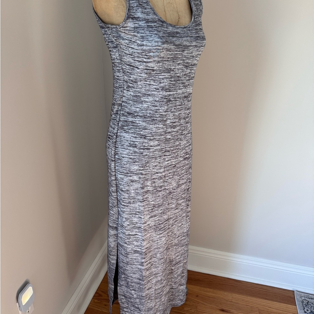 Seraphine Nursing Gray Sleeveless Scoop Neck Sheath Maxi